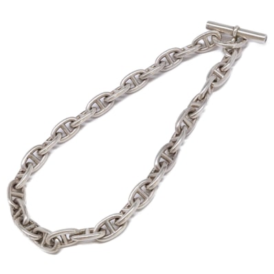 エルメス SV925 70-80年代 ヴィンテージ 筆記体 シェーヌダンクルGM 29コマ