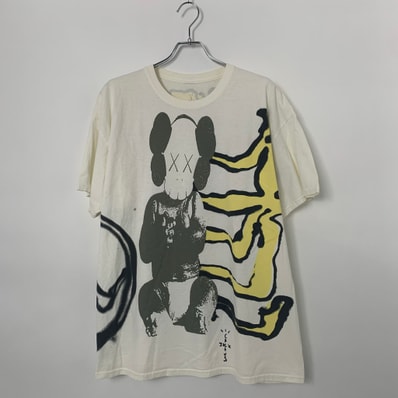Travis Scott Cactus Jack x KAWS For Fragment Tee "White"