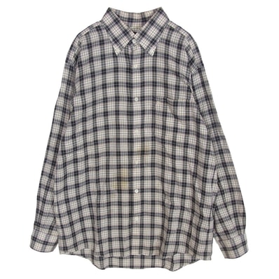BURBERRY バーバリー 長袖シャツ ボタンダウン 長袖 チェック シャツ マルチカラー系 LL【中古】