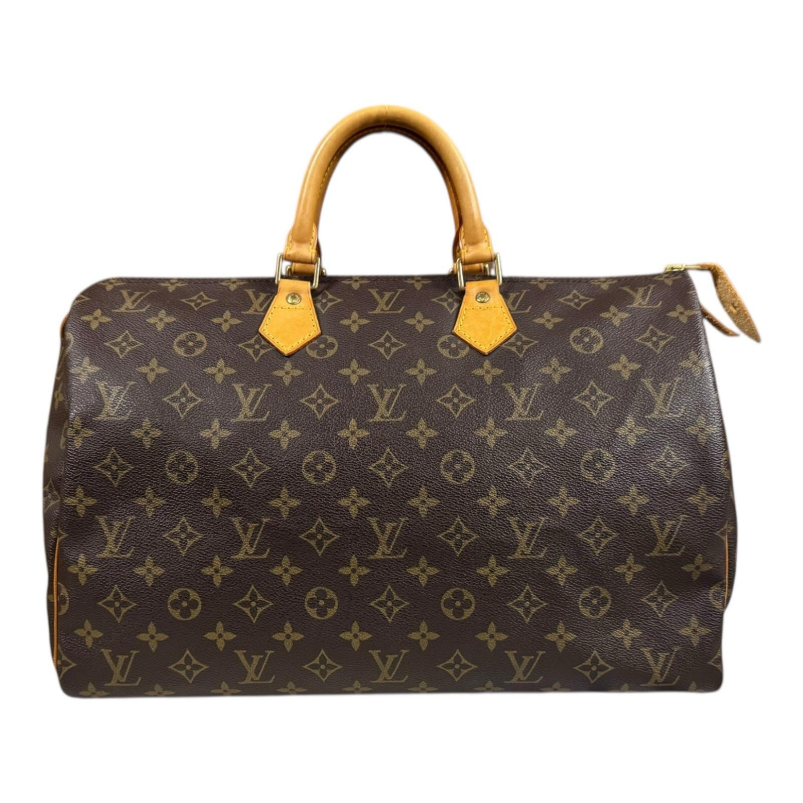 ルイヴィトン スピーディ40 モノグラム ハンドバッグ モノグラムキャンバス M41522 ブラウン レディース LOUIS VUITTON  中古