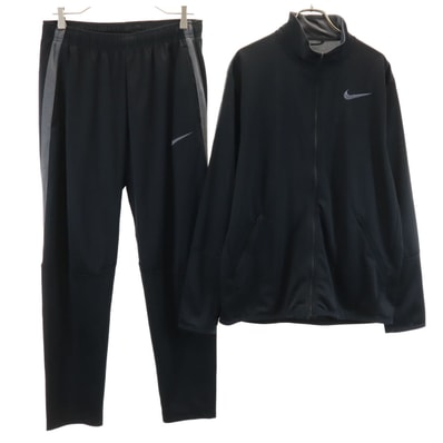 NIKE ナイキ トラックジャケット 上下セットアップ XL ブラック ジャージ