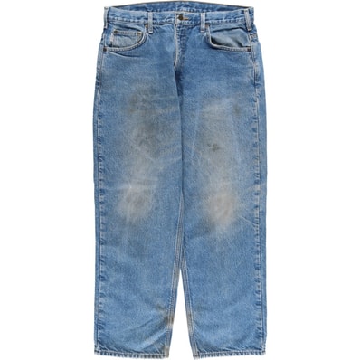 古着 カーハート Carhartt RELAXED FIT ストレートデニムパンツ メンズw34相当/eaa612420