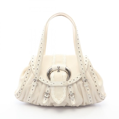 ディオール Dior トートバッグ バッグ レザー レディース ホワイト系 【中古】