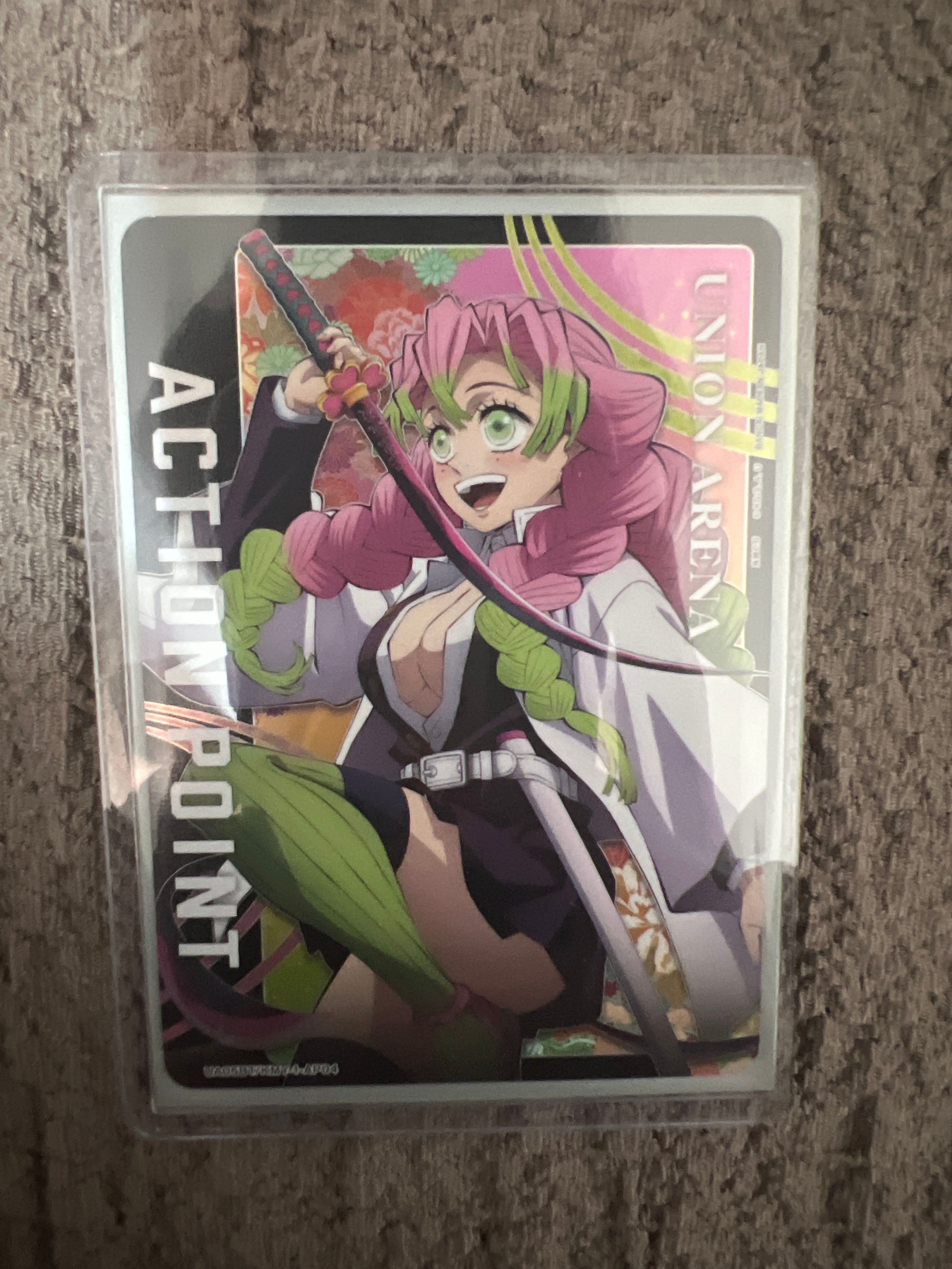 アクションポイントカード (甘露寺 蜜璃)  [UA05BT-KMY-1-AP04](ユニオンアリーナ 第2弾 ブースター「鬼滅の刃」)