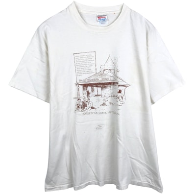 古着 90年代 ヘインズ Hanes HEAVYWEIGHT プリントTシャツ USA製 メンズXL相当 ヴィンテージ/eaa650381