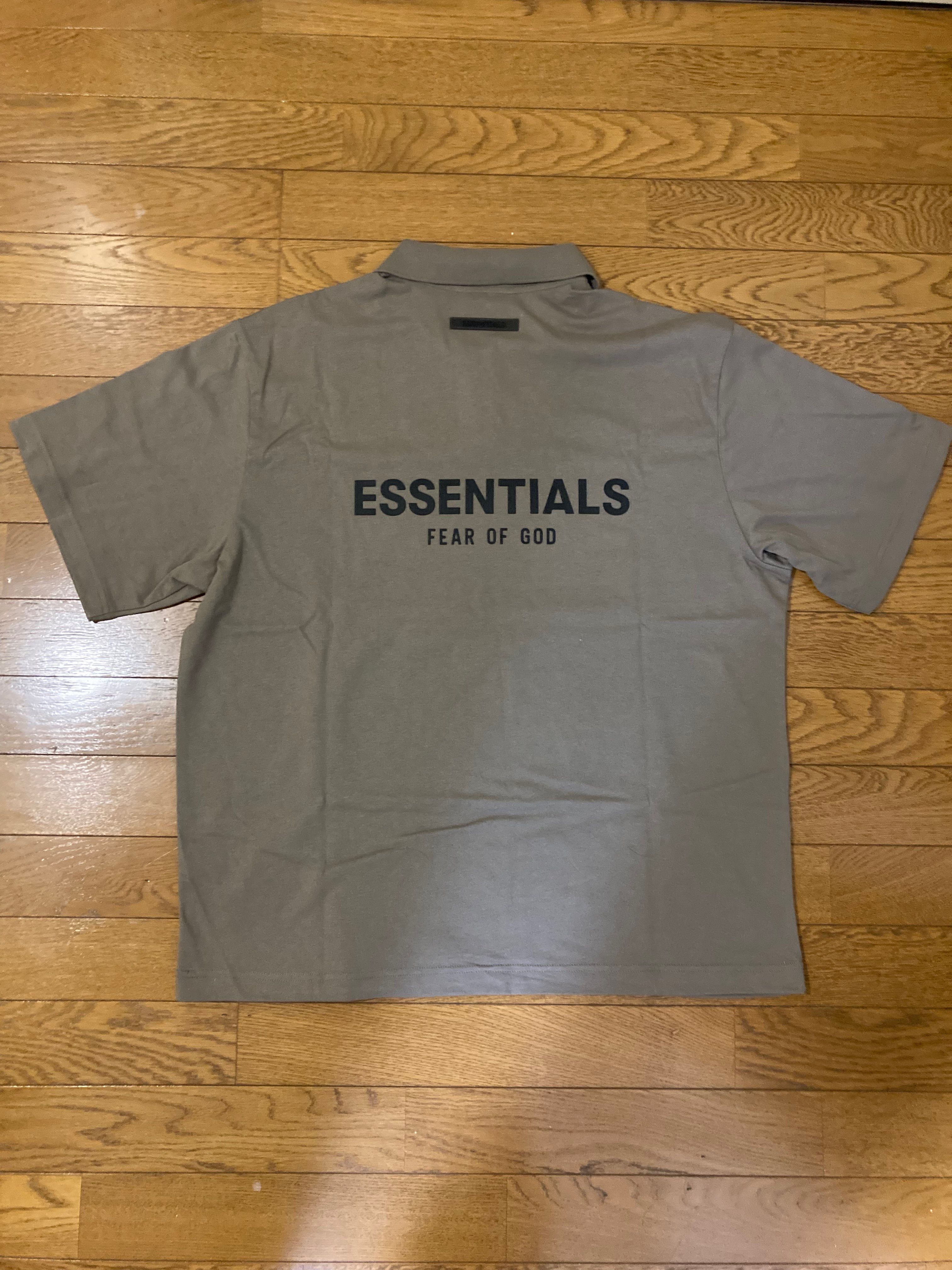 FEAR OF GOD ESSENTIALS Short Sleeve Polo "Taupe"