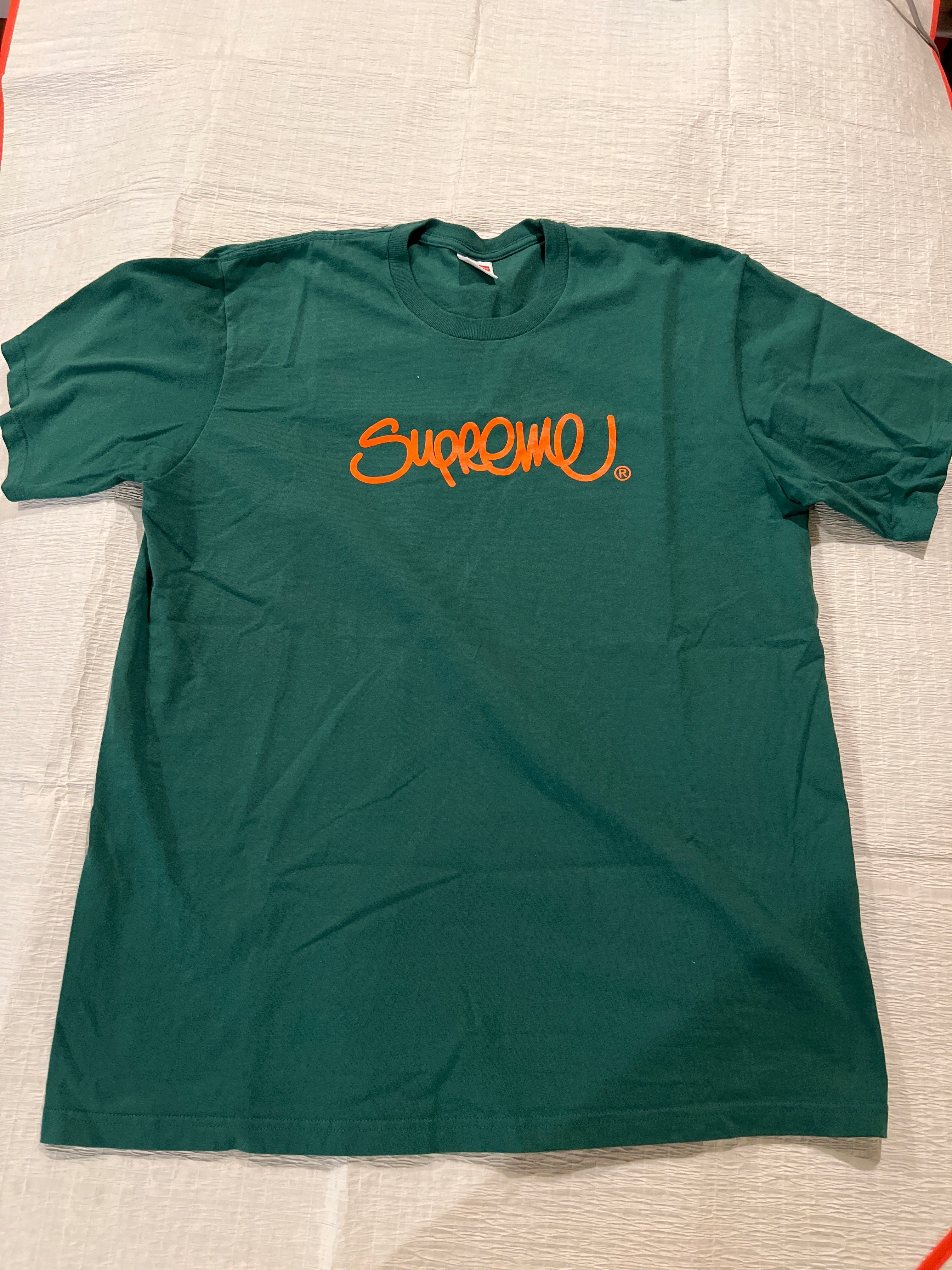 Supreme Handstyle Tee "Light Pine"