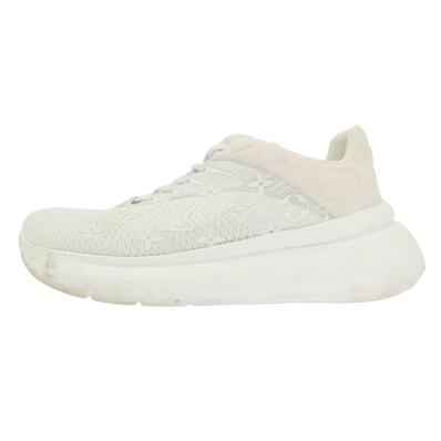LOUIS VUITTON ルイ・ヴィトン 1A9JR4 ショーアップライン モノグラム スニーカー ホワイト系 8【中古】