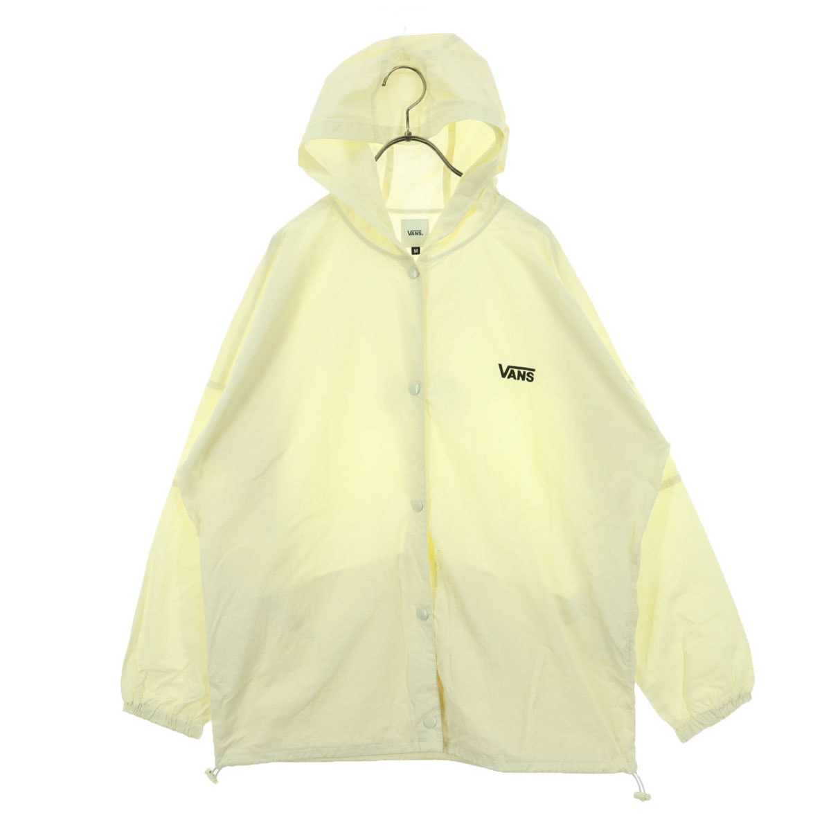VANS ヴァンズ 刺繍 長袖 ナイロンジャケット M アイボリー
