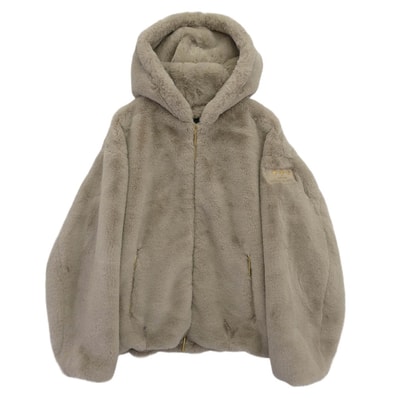 TATRAS タトラス ジャケット LTAT24A4906-L YUMOLA ユモラ フーデッド ボア ジャケット ブルゾン グレー系 02 160/84A【中古】