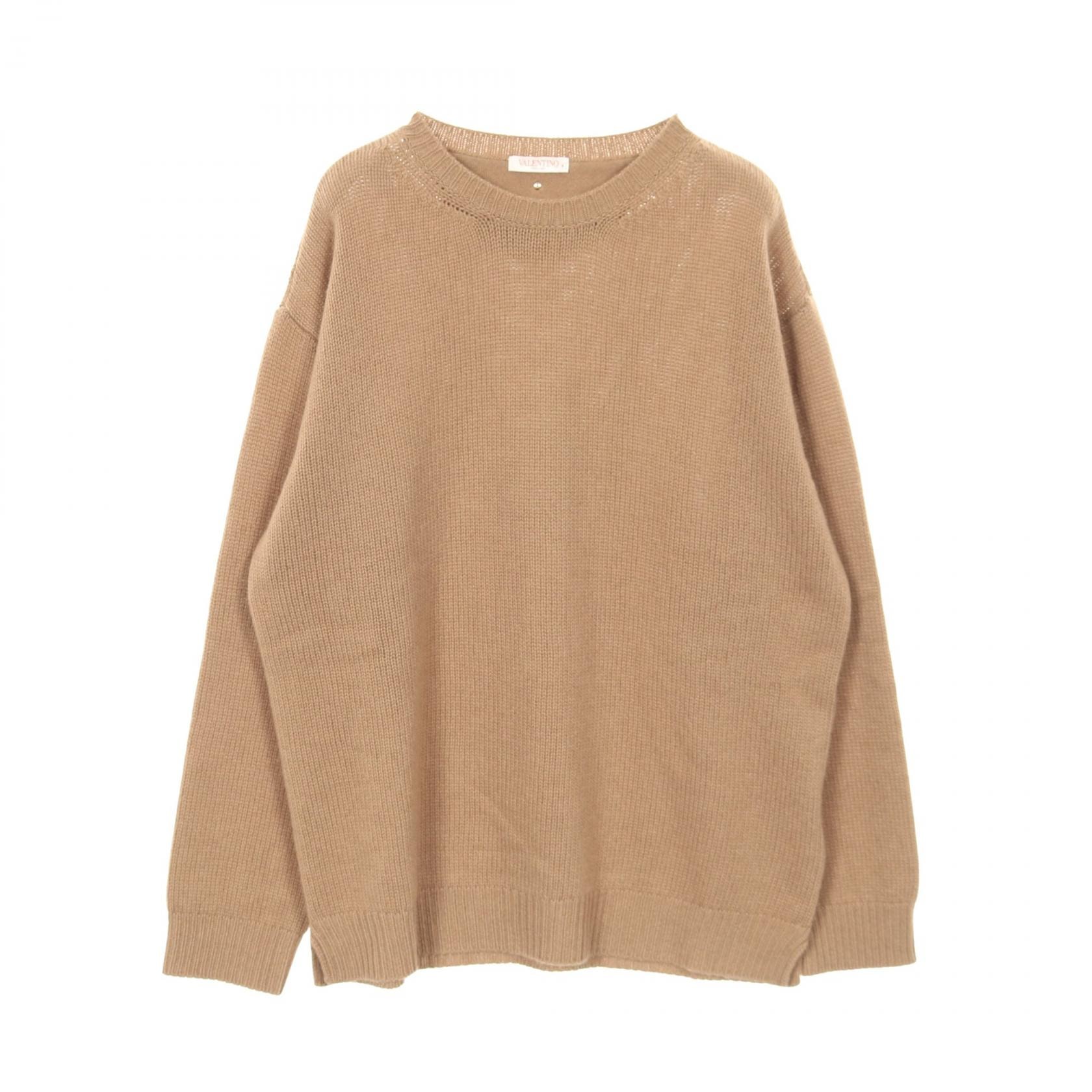 ヴァレンチノ Valentino セーター ニット 衣料品 トップス カシミヤ メンズ ブラウン系 【中古】