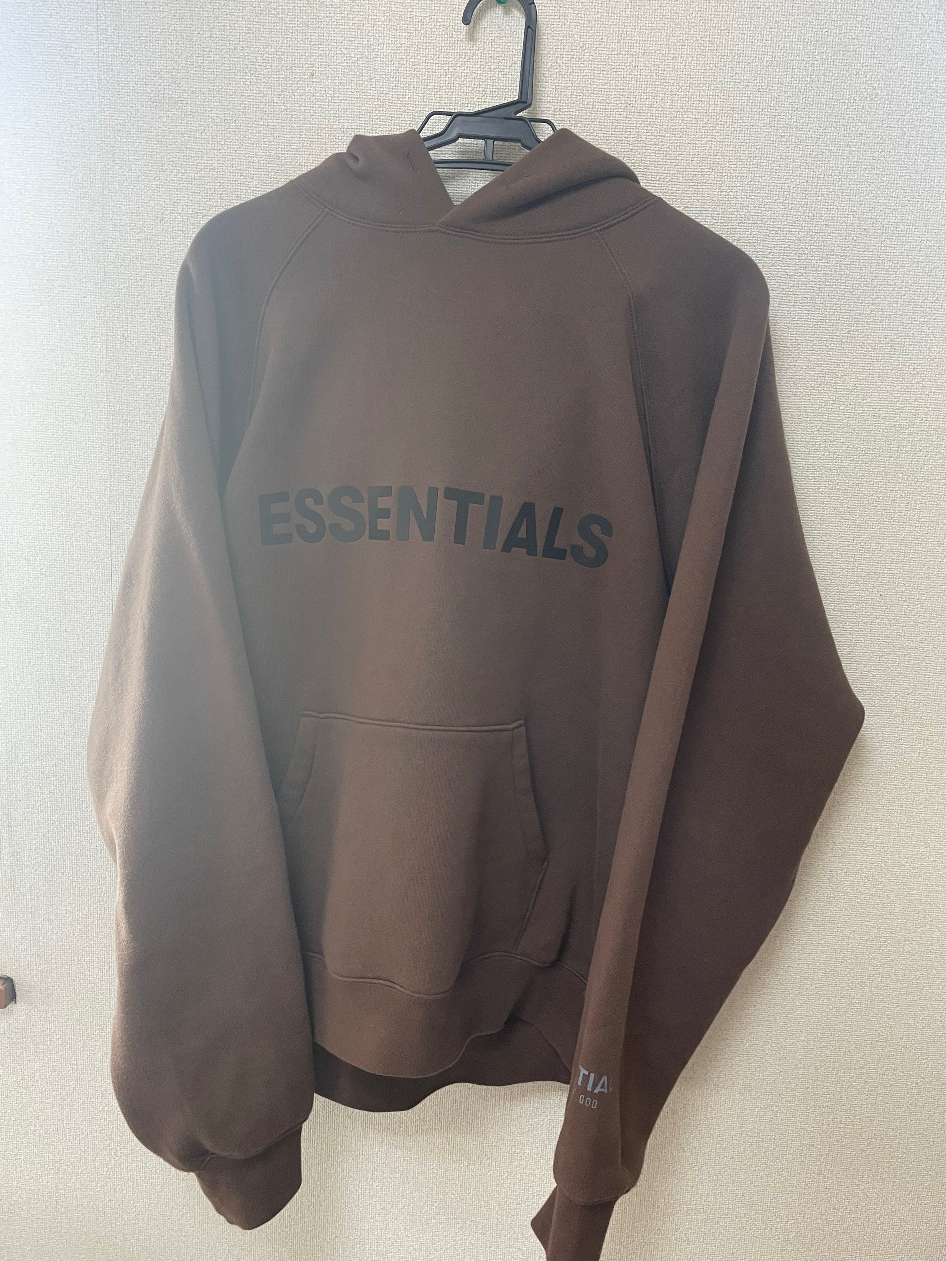 FEAR OF GOD ESSENTIALS / SSENSE 3D Silicon Applique Pullover Hoodie "Rain Drum"