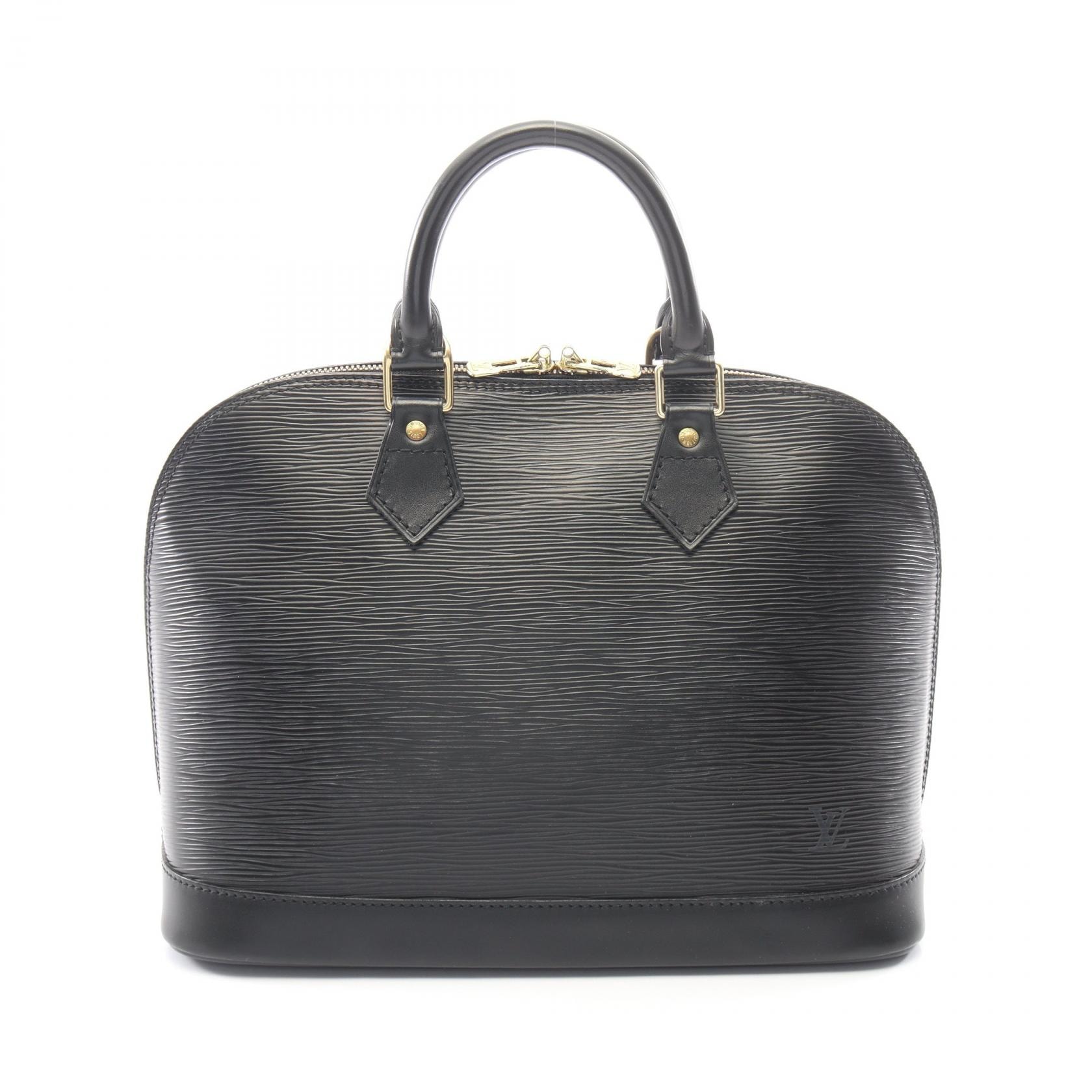 ルイ・ヴィトン LOUIS VUITTON アルマ ハンドバッグ バッグ レザー エピ ノワール レディース ブラック系 M52142 【中古】