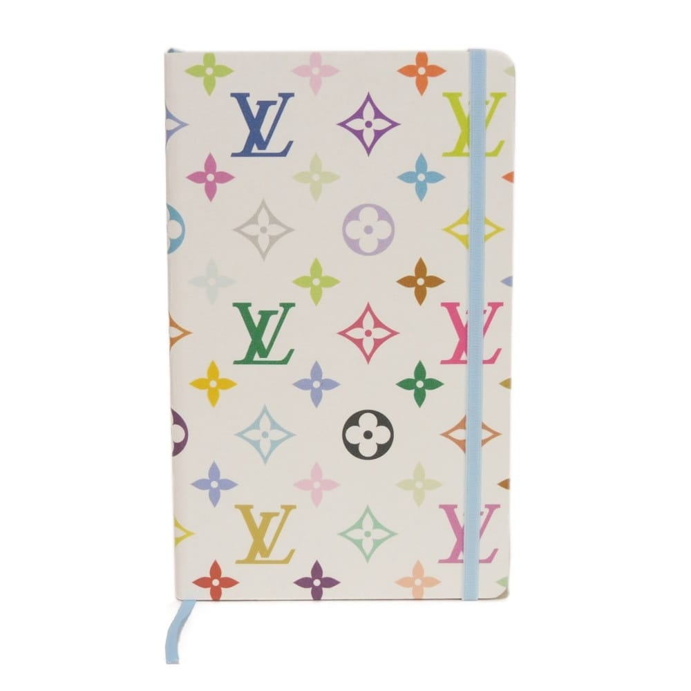 LOUIS VUITTON ルイ・ヴィトン LV×TM ノートブックMM ジェーン 村上隆 LVロゴ フラワー 未使用 モノグラム マルチカラー テキスタイル ブロン 手帳 GI1301