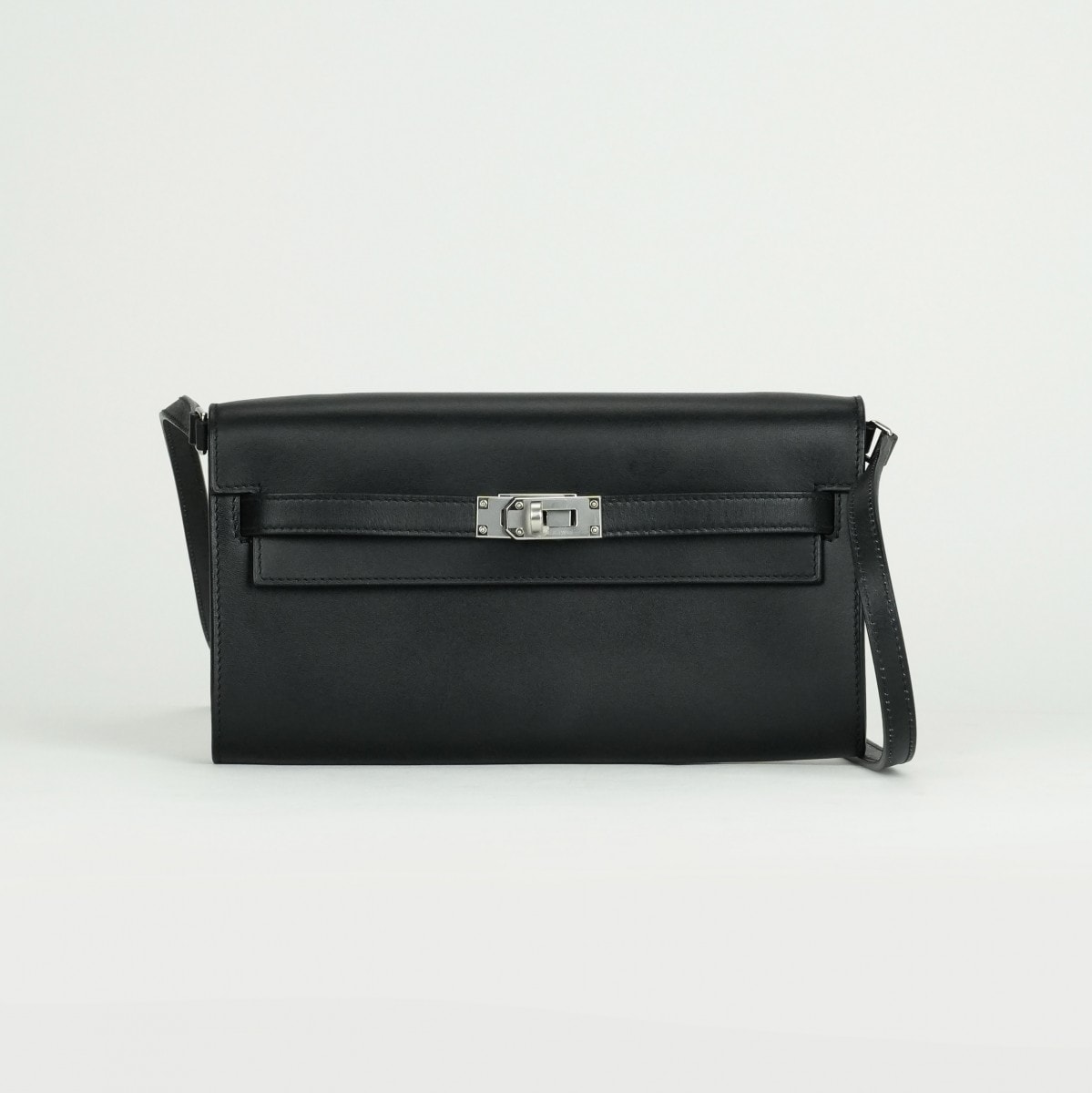 エルメス HERMES ケリーウォレットトゥーゴー ケリーウォレット トゥーゴー 財布 長財布 ロングウォレット タデラクト ノワール ブラック 黒 シルバー金具 ボックスカーフ