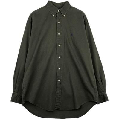 古着 ラルフローレン Ralph Lauren BLAIRE 長袖 ボタンダウンシャツ メンズM相当/eaa643449