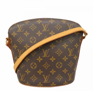 【6dd4470】ルイヴィトン ショルダーバッグ モノグラム ドルーオ M51290 ブラウン【中古】レディース