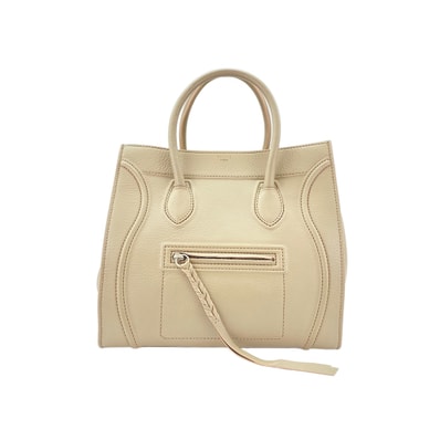 セリーヌ CELINE レザー ラゲージナノショッパー ハンドバッグ【中古】