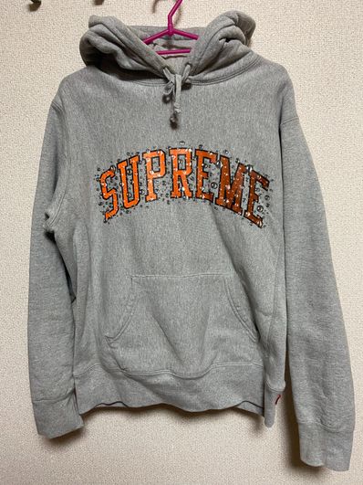 Supreme Water Arc Hooded Sweatshirt "Grey"