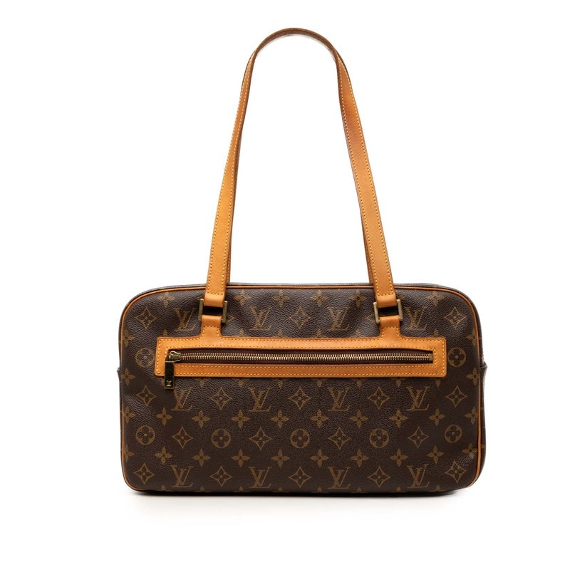 ルイ ヴィトン モノグラム シテGM トートバッグ ショルダーバッグ M51181 ブラウン PVC レザー レディース LOUIS VUITTON 【中古】