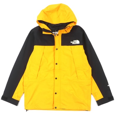 未使用品 ザ・ノースフェイス
マウンテンパーカー MOUNTAIN LIGHT JACKET イエロー ブラック メンズ XL NP11834