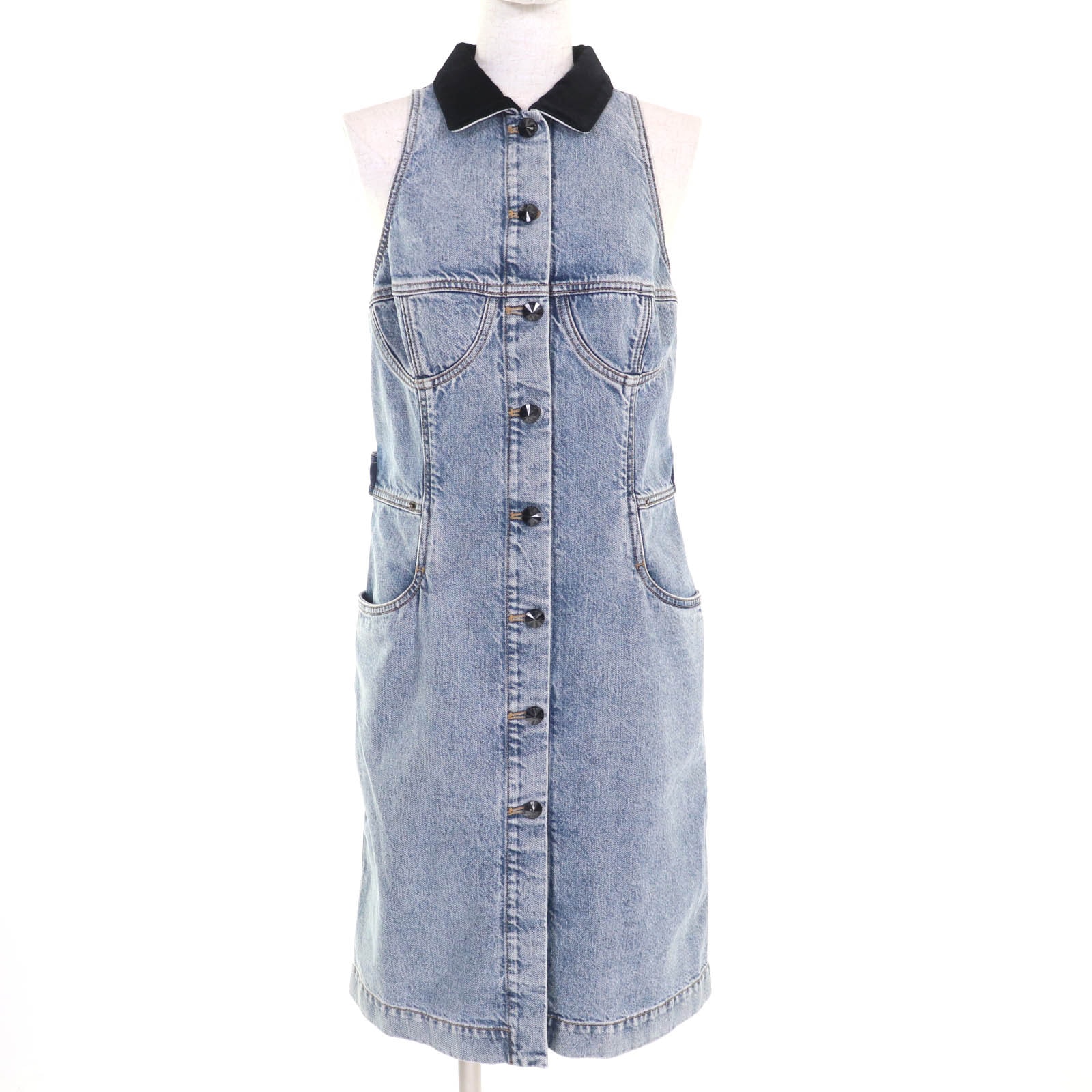 未使用品 ルイヴィトン
ワンピース インディゴ レディース 38 RW241WJ