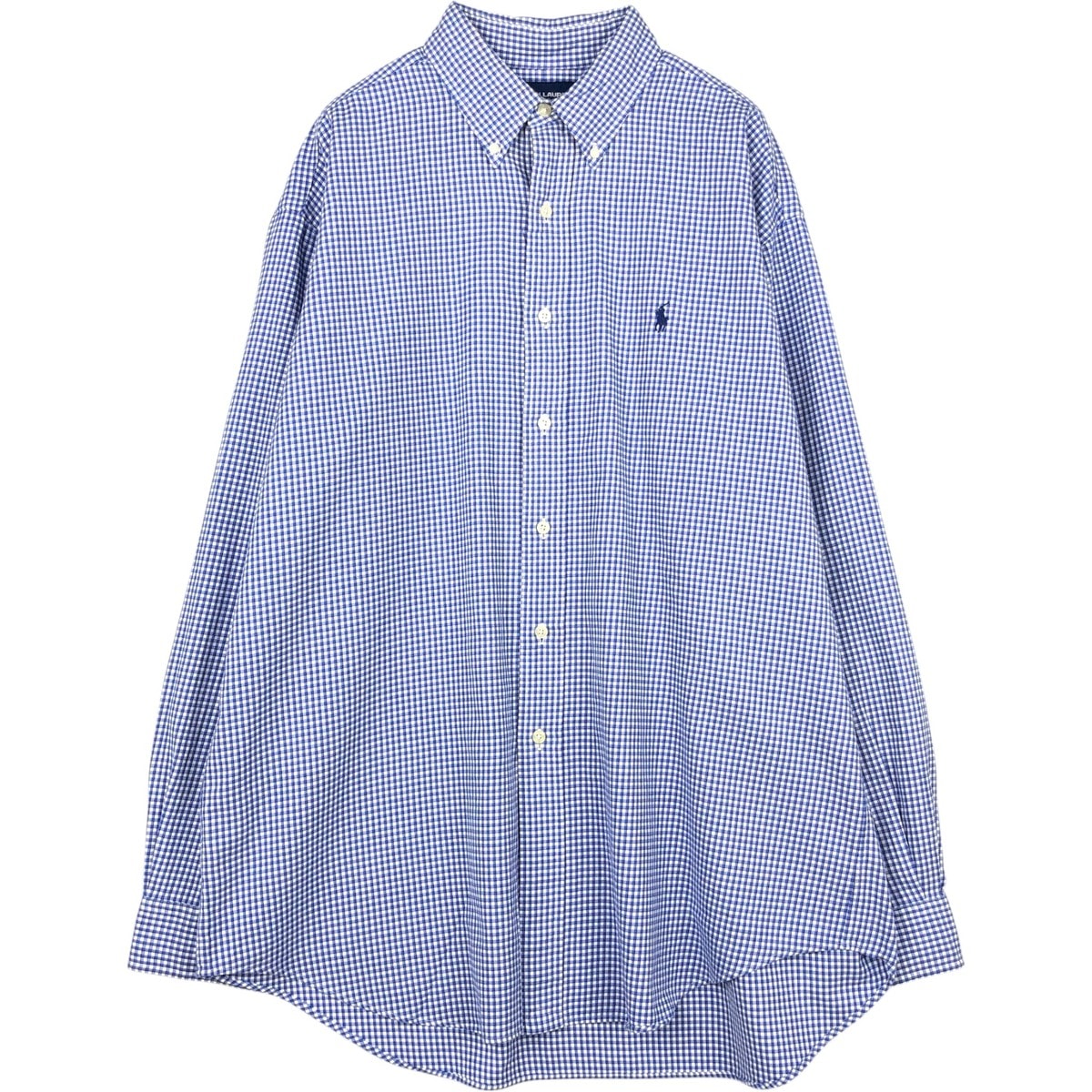 古着 ラルフローレン Ralph Lauren RALPH LAUREN GOLF TILDEN ギンガムチェック 長袖 ボタンダウンチェックシャツ メンズL相当/eaa666371