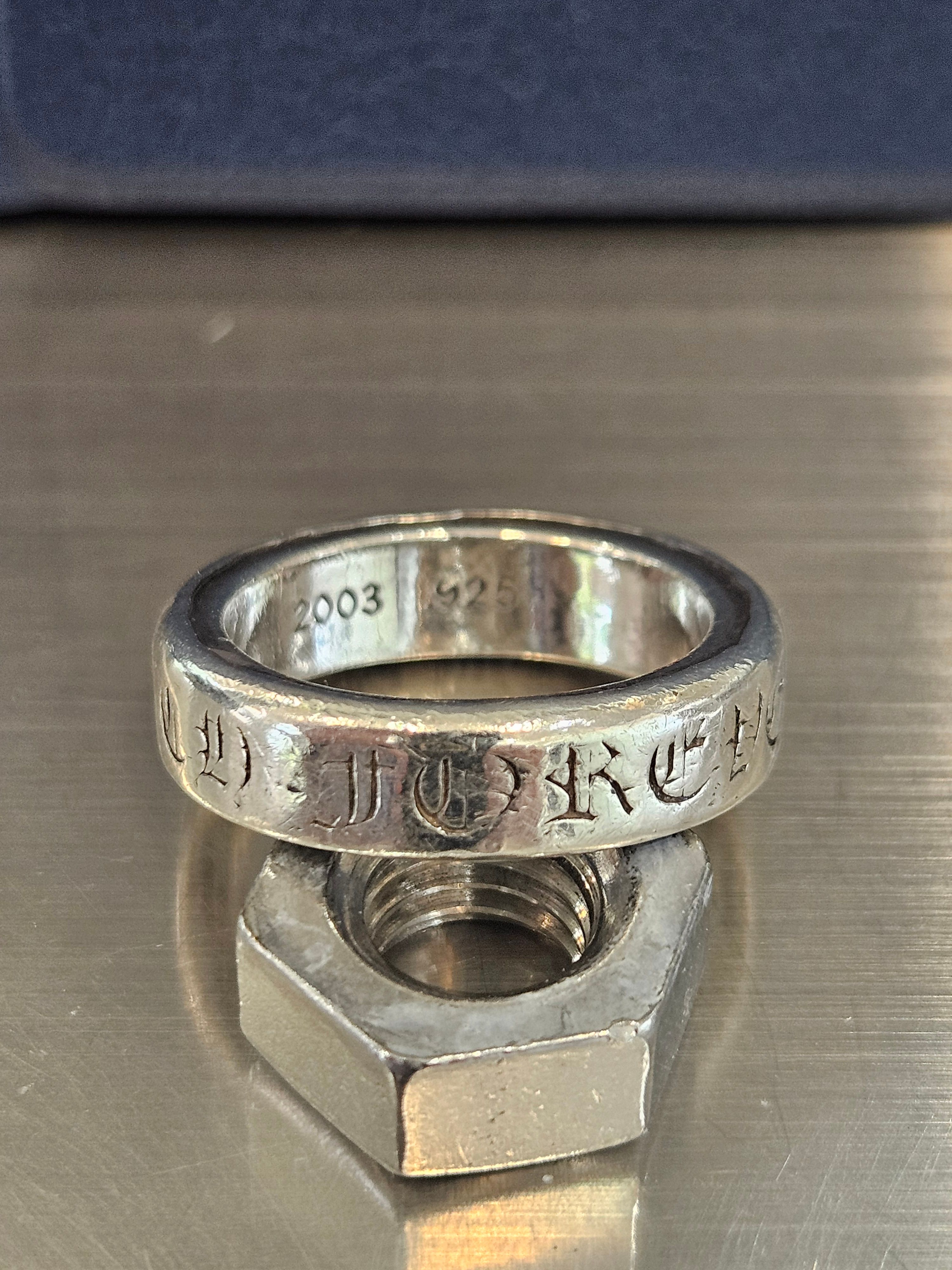 Chrome Hearts Spacer Ring 6mm CH Forever "Silver"