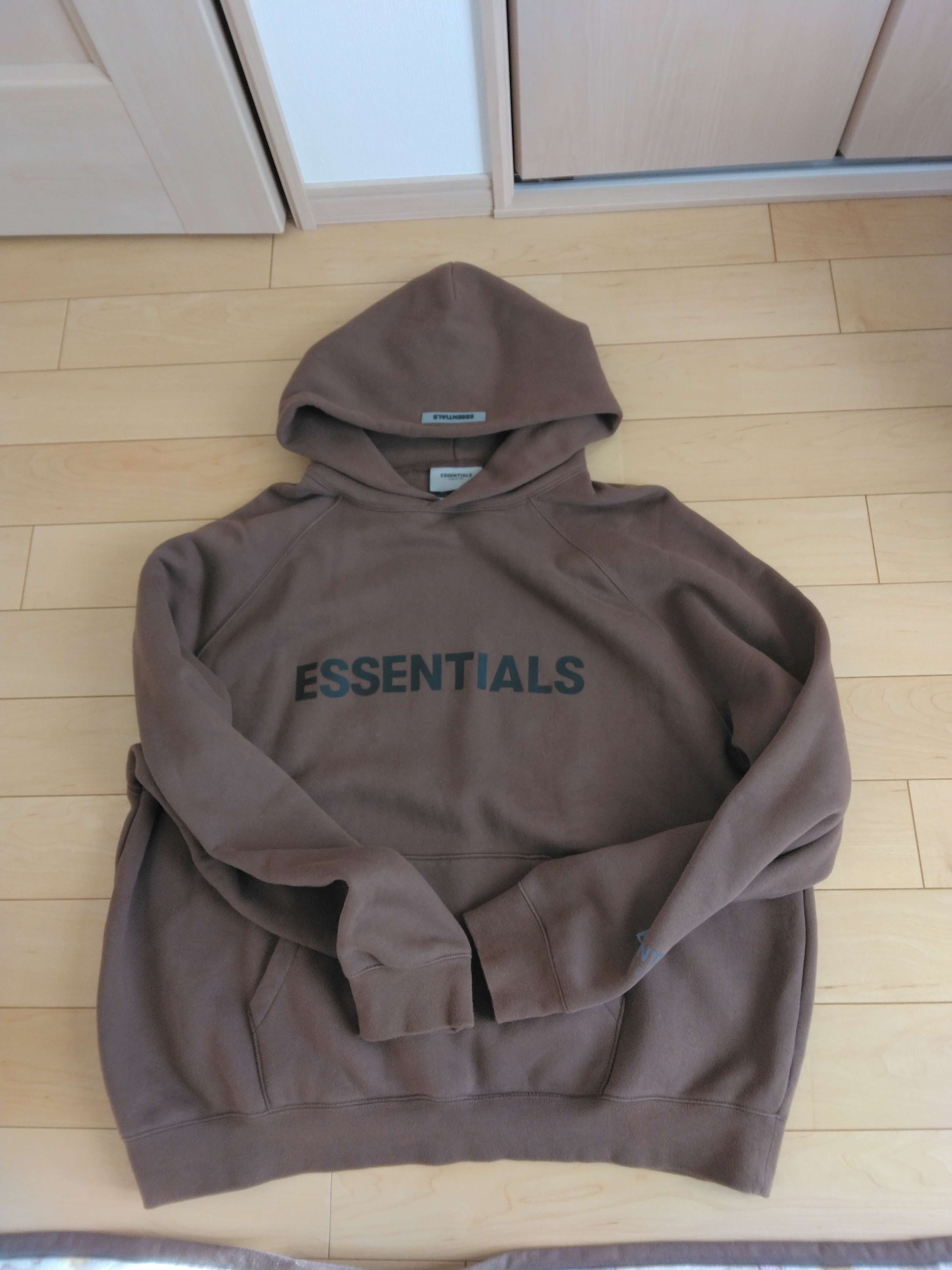 FEAR OF GOD ESSENTIALS / SSENSE 3D Silicon Applique Pullover Hoodie "Rain Drum"