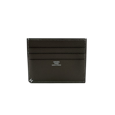 エルメス HERMES カードケース Hセリエ エトゥープ ベージュ