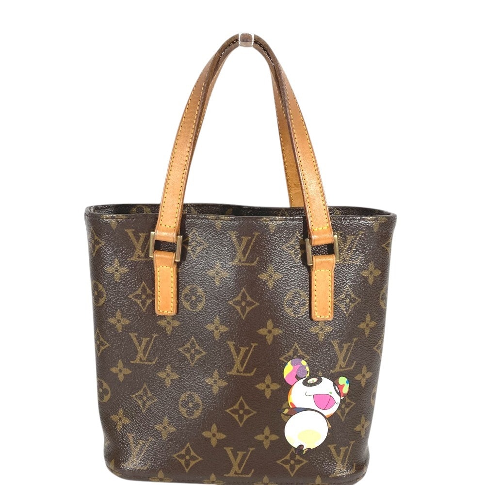ルイヴィトン LOUIS VUITTON ヴァヴァンPM ヴァヴァン PM M51173  モノグラム パンダ カバン 村上隆コラボ トートバッグ ハンドバッグ モノグラムキャンバス ブラウン