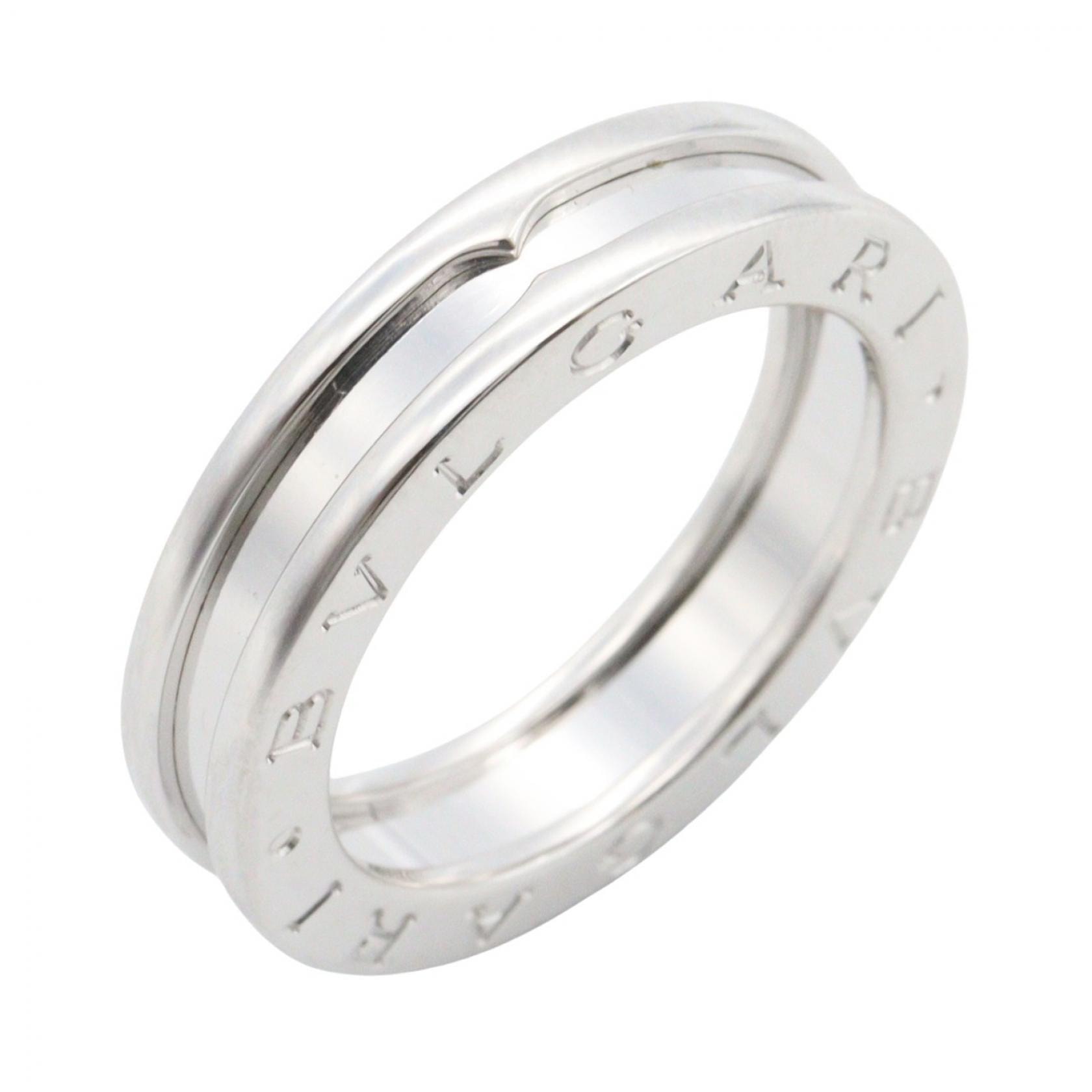 ブルガリ BVLGARI B-zero1 ビーゼロワン リング 1バンド リング・指輪 ジュエリー K18WG(ホワイトゴールド) メンズ レディース シルバー系 【中古】