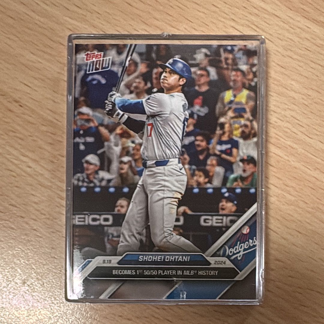 大谷翔平 [722](2024 MLB トップスナウカード「50/50 Club 9/19/24」)