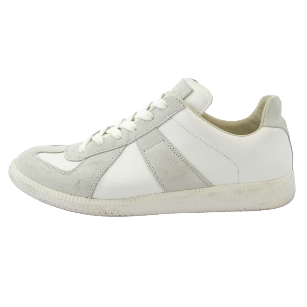 MAISON MARGIELA メゾンマルジェラ スニーカー 22 イタリア製 REPLICA 70s sports shoes スポーツシューズ スニーカー ホワイト系 オフホワイト系 40【中古】