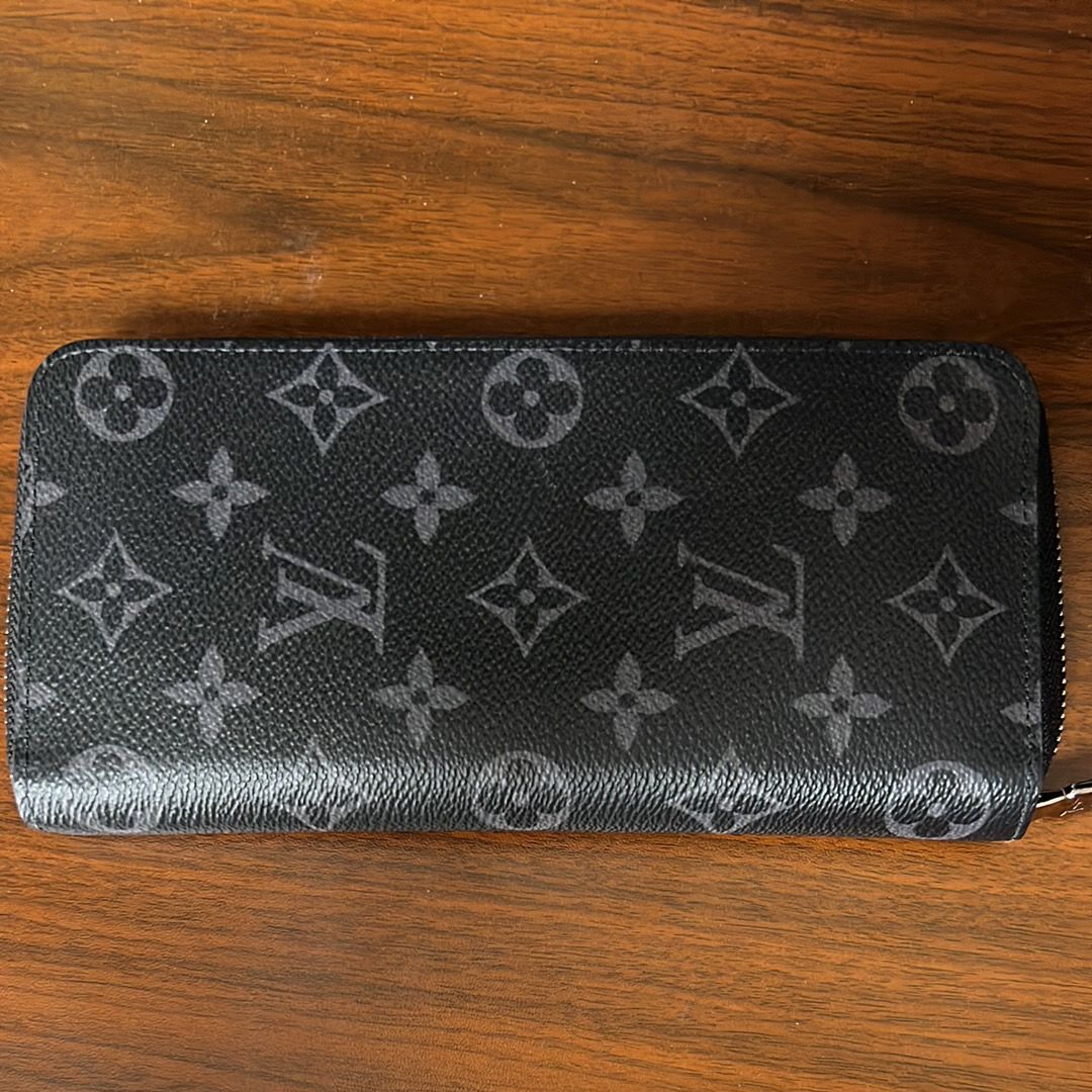 Louis Vuitton Zippy Wallet Vertical Monogram Eclipse