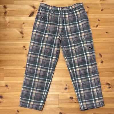 Supreme x Dickies Double Knee Baggy Jean "Black Plaid"