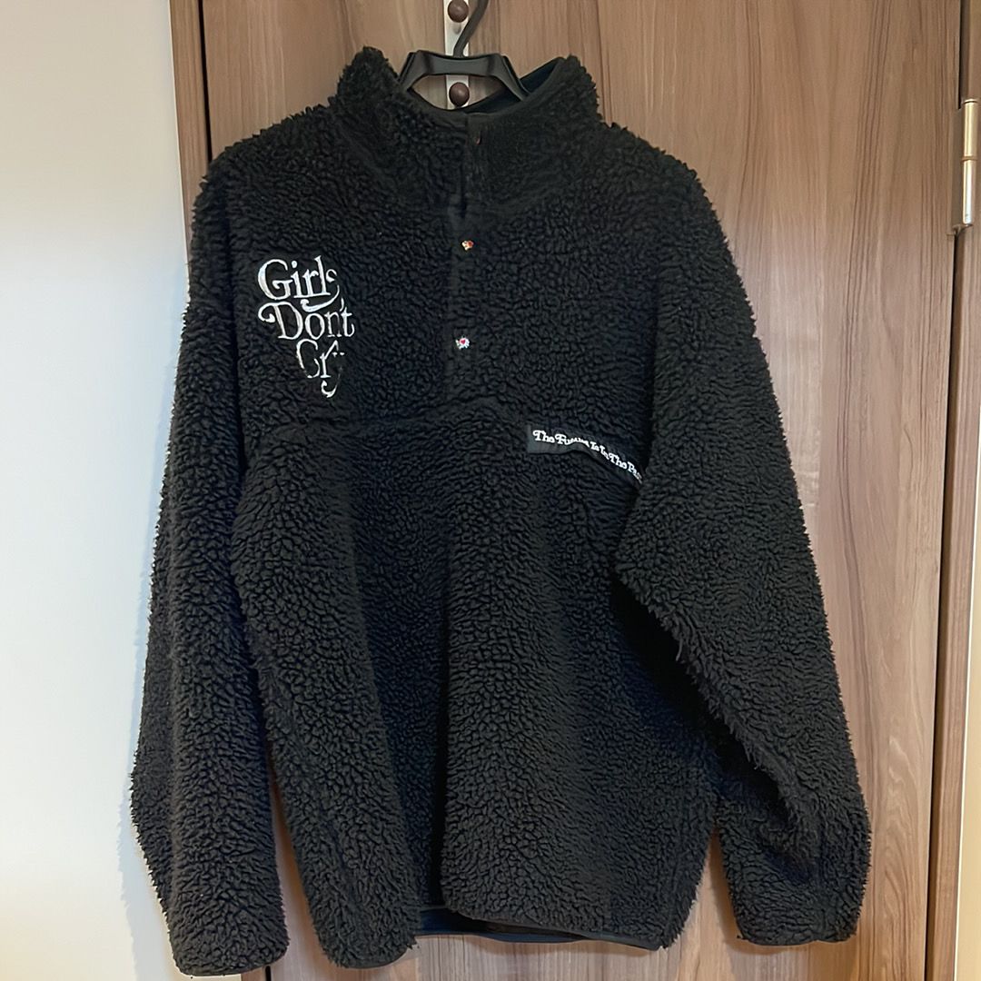 HUMAN MADE Girls Don ’t Cry fleece jacket "Black" / VERDY