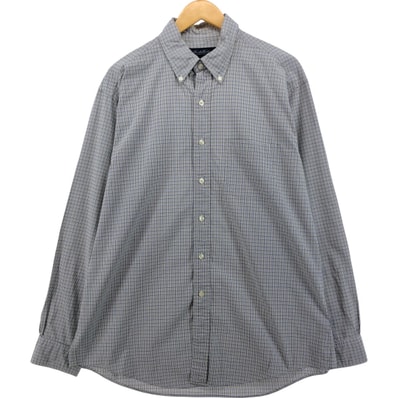 古着 ブルックスブラザーズ Brooks Brothers 長袖 ボタンダウンチェックシャツ メンズL相当/eaa566044