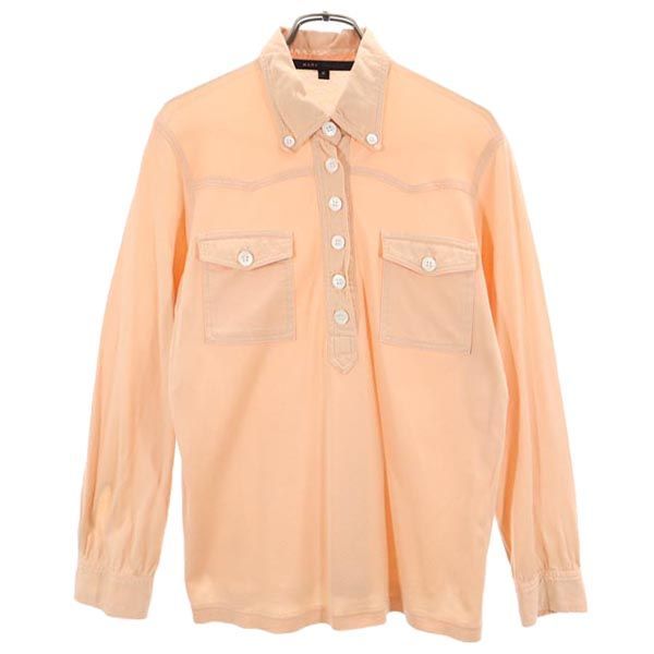 MARC JACOBS 長袖 ハーフボタン ボタンダウンシャツ