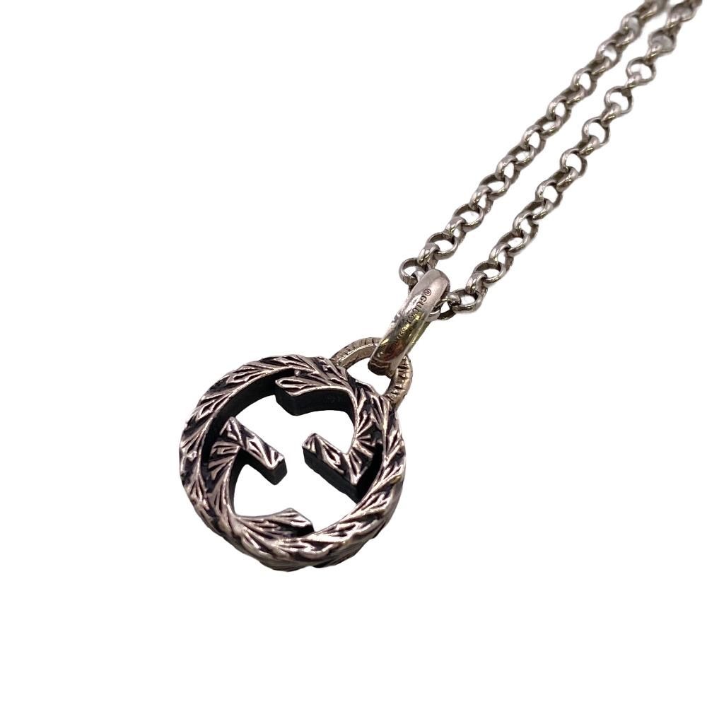 GUCCI Interlocking G Pendant Necklace