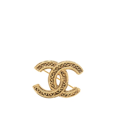シャネル ココマーク ブローチ ゴールド メッキ レディース CHANEL 中古