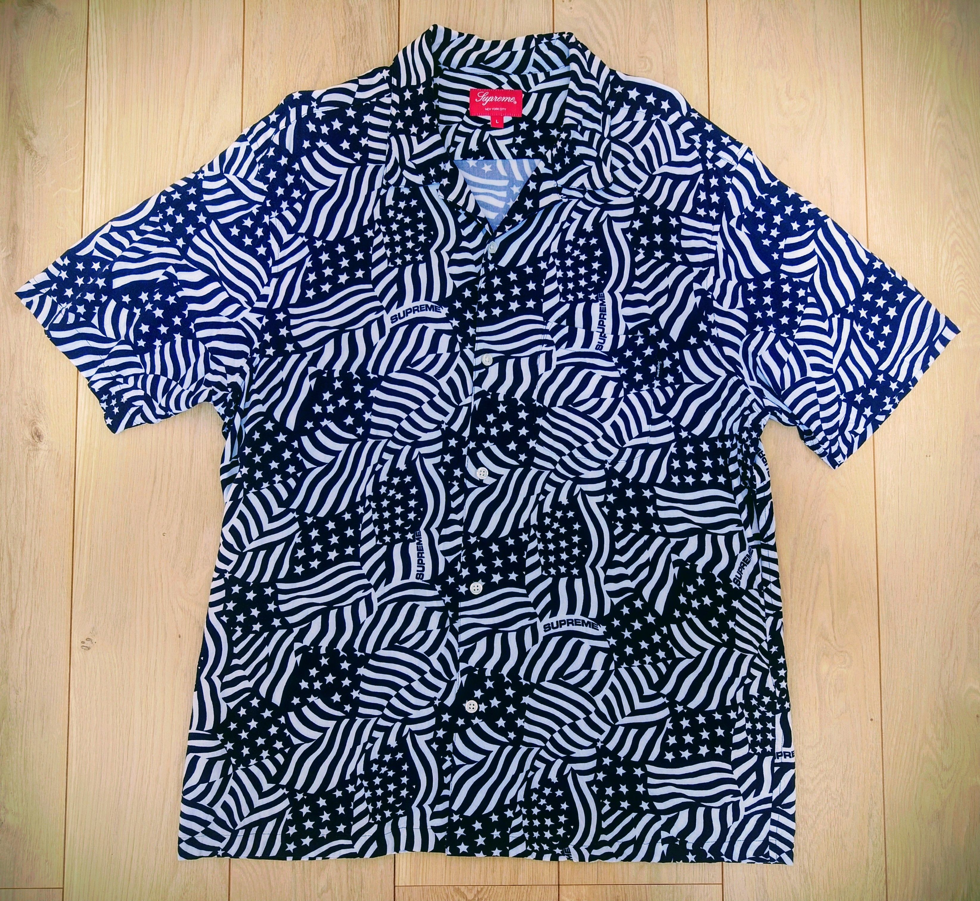 Supreme Flags Rayon S/S Shirt 