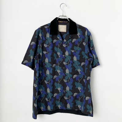 Sacai × SUN SURF 20SS アロハシャツ ブラック