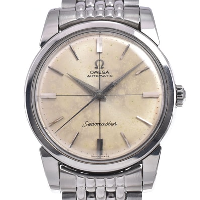 オメガ OMEGA ヴィンテージ シーマスター Cal.552 シルバー 自動巻き メンズ 良品 腕時計 P#148209