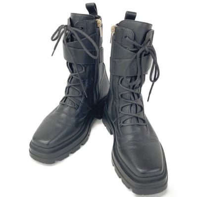 ジミーチュウ Noemi コンバット レースアップ ブーツ 35 1/2
