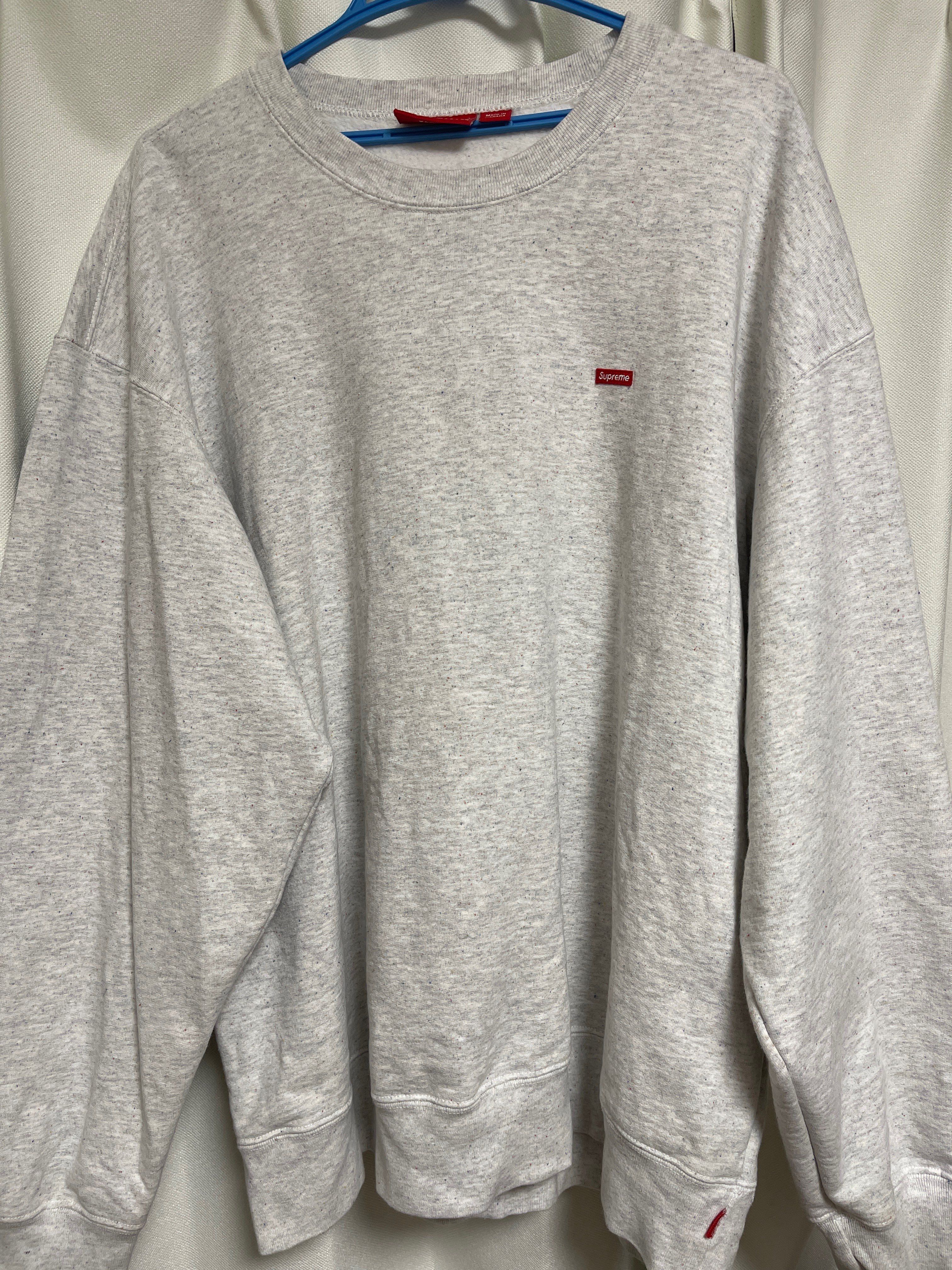 Supreme Small Box Crewneck "Ash Grey" (21FW)