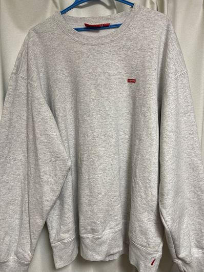 Supreme Small Box Crewneck "Ash Grey" (21FW)