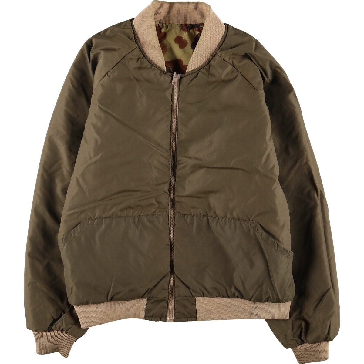古着 90年代 コロンビア Columbia 迷彩柄 ダックハンターカモ リバーシブル 中綿ジャケット パファージャケット メンズXL相当 ヴィンテージ/eaa492429