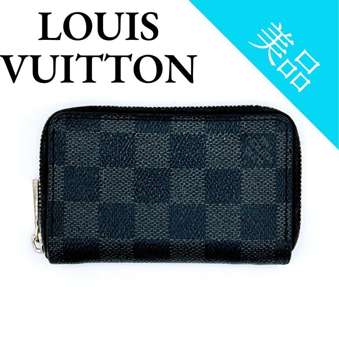 LOUIS VUITTON ダミエコインケース 美品 ジッピー コインパース ダミエ グラフィット（ルイヴィトン