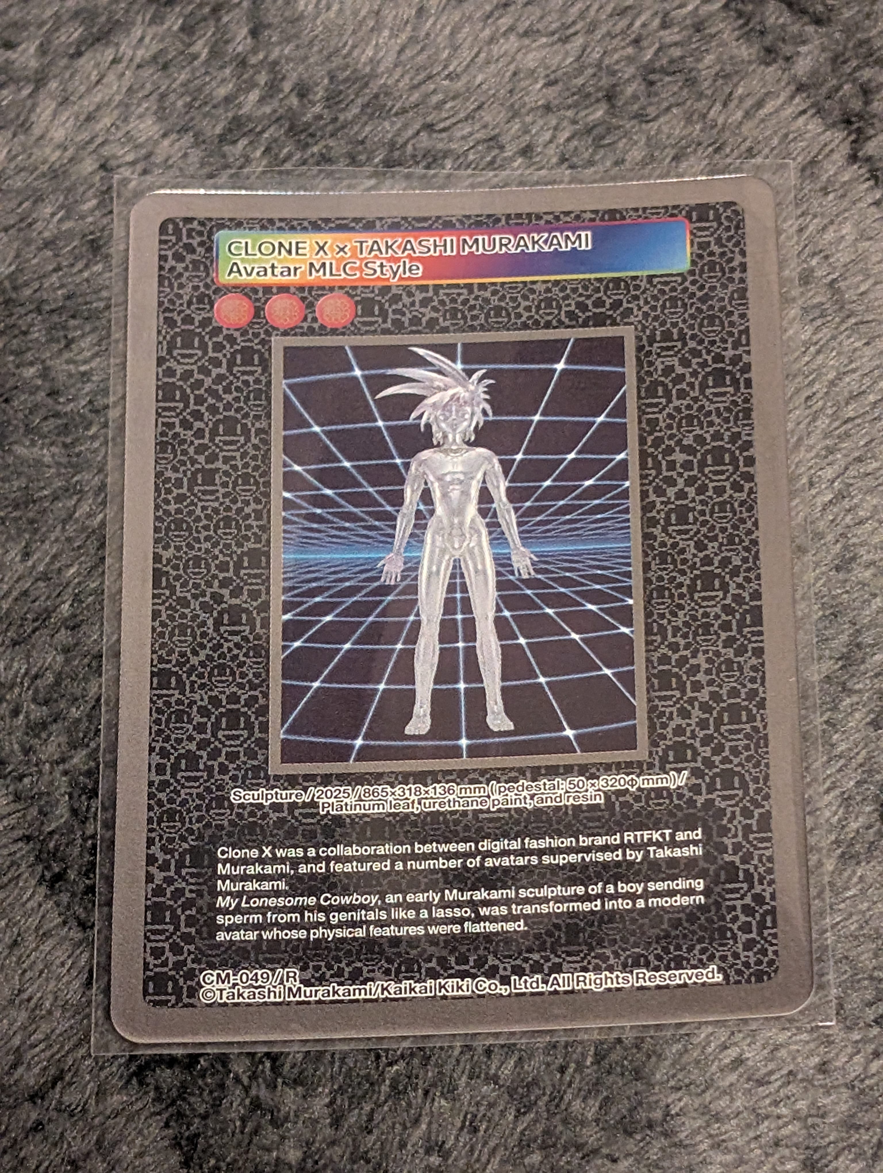 CLONE X × TAKASHI MURAKAMI Avatar MLC Style R [CM-049](ムラカミフラワーズ「Takashi Murakami: Stepping on the Tail of a Rainbow 限定版」)